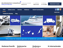 Tablet Screenshot of mudanzascanarias.es